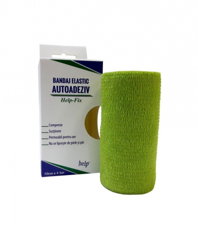 • Benzi, Bandaje, Pansamente - Bandaj elastic autoadeziv, coeziv - 10 cm x 4.5 m