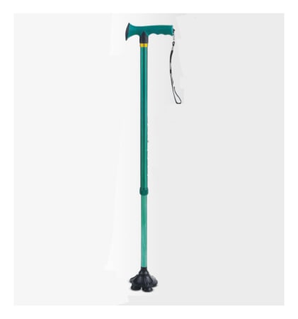 Bastoane - Baston reglabil in inaltime, maner in forma de T, pufar flexibil tip stea cu snur - FS9301L-5