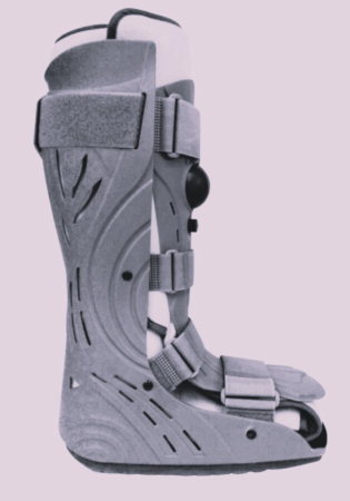 Orteze pentru Picioare și Genunchi - Orteza Walker (tip cizma)  pentru glezna AT53006, cu perna de aer, inaltime 46 cm