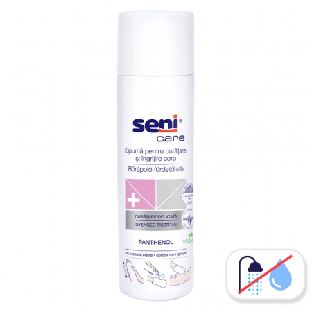 Spuma curatare si ingrijire corp Seni, 500 ml