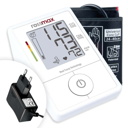 Tensiometru digital automat Rossmax, pentru brat - X1, adaptor cadou [1]