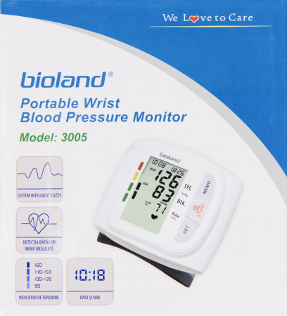 Tensiometru Electronic de Incheietura Mana, BIOLAND 3005 [1]