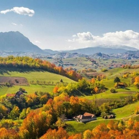 Drumeții - Amurg de Toamnă prin Poiana Mărului