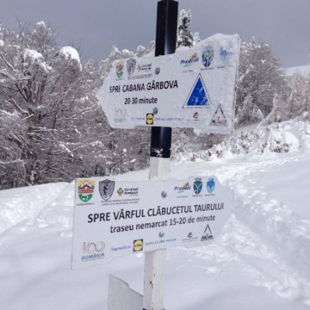 Vârful Clăbucetul Taurului și Cabana Gârbova  [1]