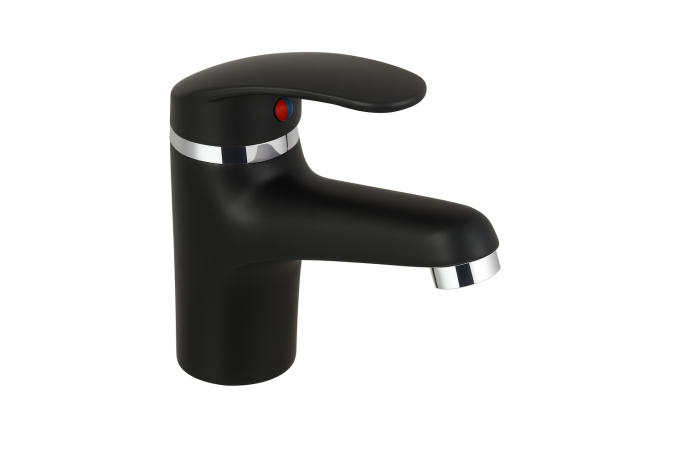 Baterie lavoar monocomandă, finisaj negru mat - Italomix 2558 [3]