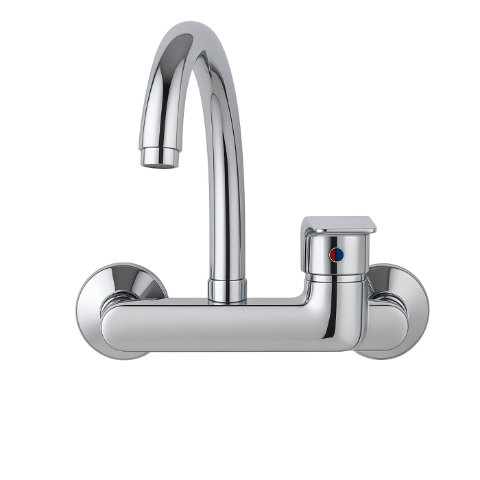 Baterie monocomandă pentru chiuvetă / bucătărie – montaj pe perete - Italomix 2555 [3]