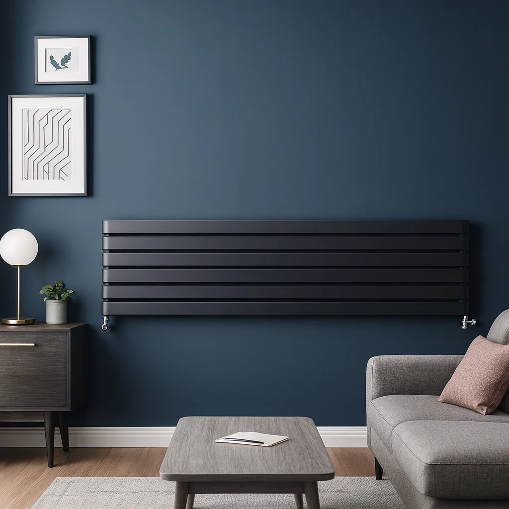 Calorifer din otel gri antracit montaj orizontal sau vertical cu profil dublu, 1600x392  RDR01 [3]