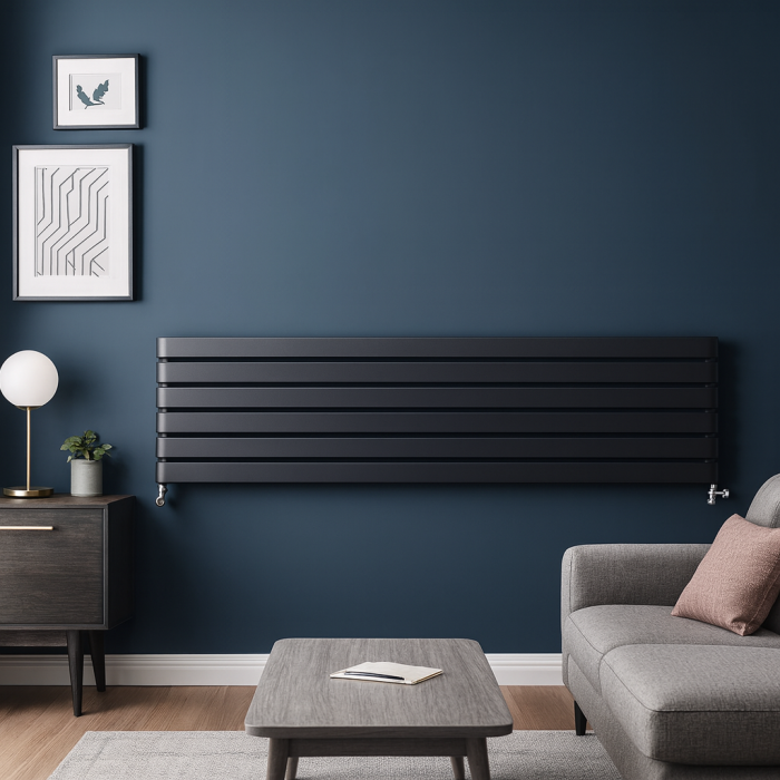 Calorifer decorativ din otel cu profil dublu, montaj orizontal sau vertical 1600x340 Thermalux RDR01 [2]