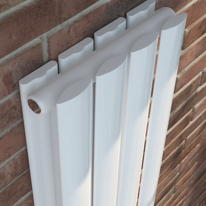 Calorifer din otel alb mat cu profil dublu 1800x452 ThermaLux SUN-R25 [4]