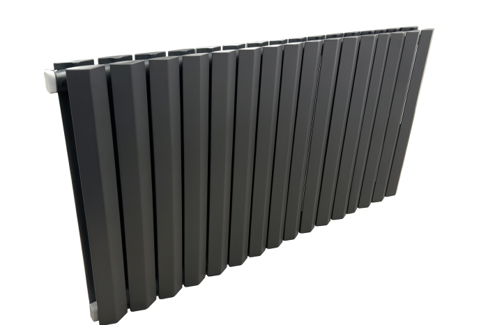 Calorifer din otel gri antracti cu profil dublu 1136x600 ThermaLux SUN-R26 [2]