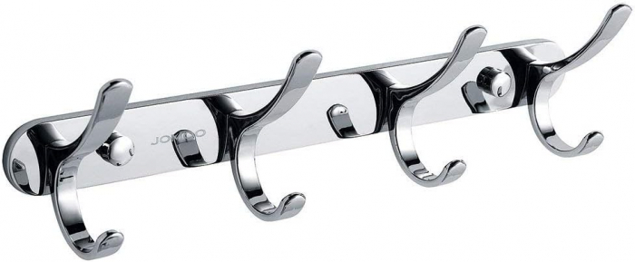 Cuier metalic cu 4 agatatori, lungime 30 cm, inox YG5554 [2]