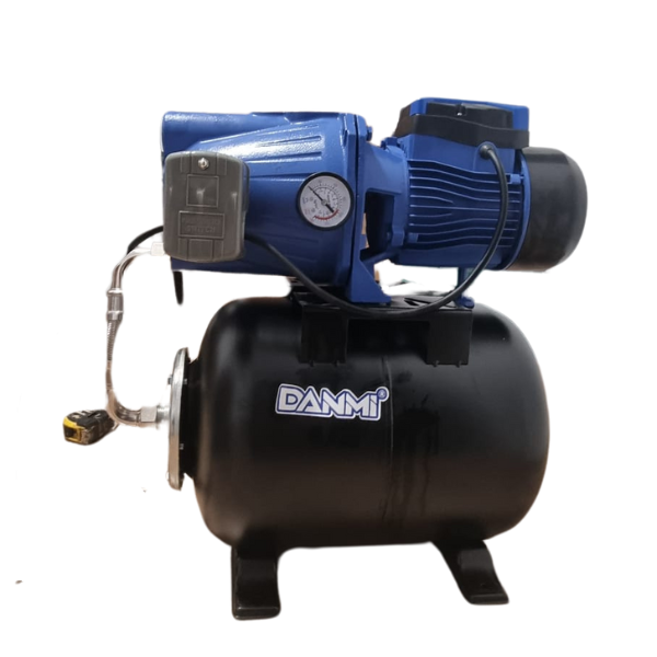 Hidrofor 24 litri echipat cu presostat pentru functionarea automata, manometru, 0.75 kW, 1 CP DANMi 521524 [1]