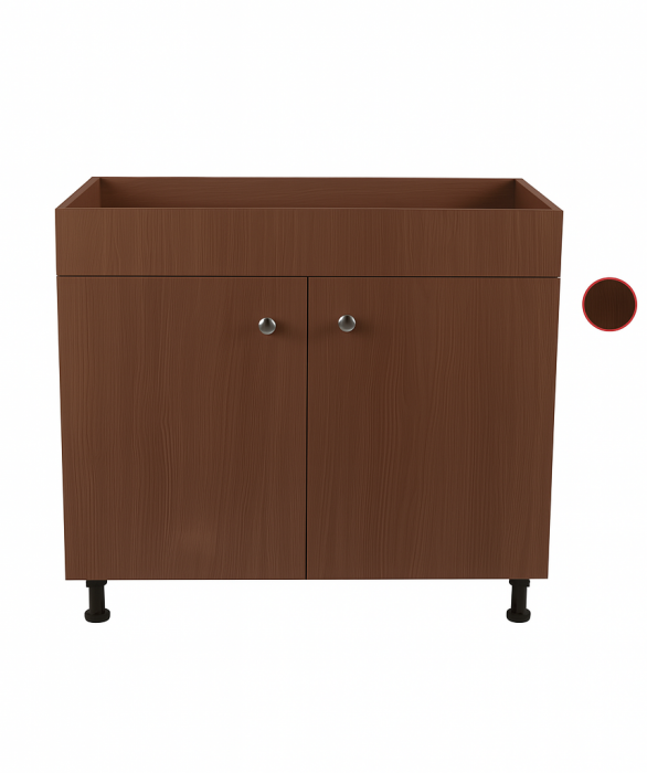 Masca chiuveta cu 2 usi, 80x50x80 cm, pal 18mm Wenge [1]
