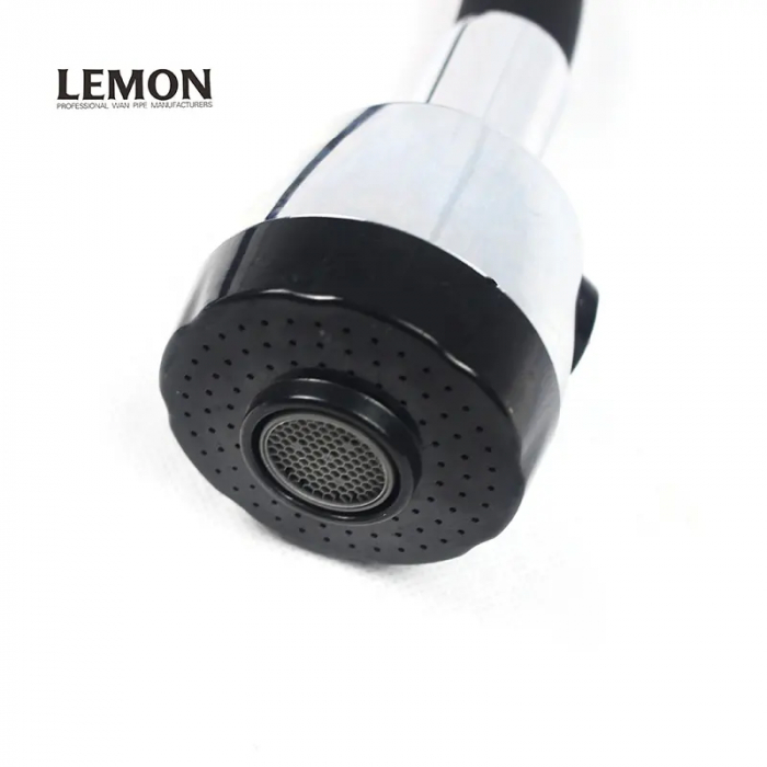Pipa baterie lebada flexibila, perlator cu 2 functii, silicon, 49 cm [2]