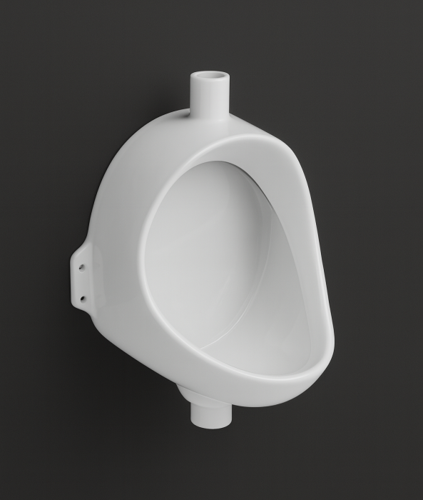 Pisoar Ceramic Suspendat Alb – Design Compact, Igienic și Ușor de Montat [1]
