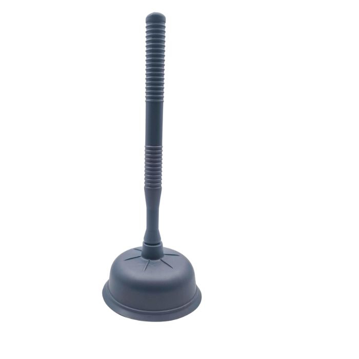Pompa de desfundat chiuveta, din plastic, gri, ventuza mare de 15 cm [1]