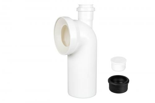 Racord wc cu cot 90° si racord MS, Ø110 Eurociere KK95000N [1]