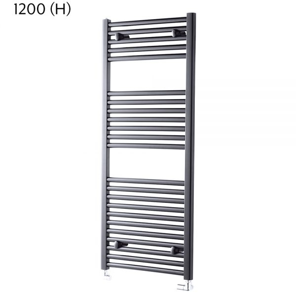 Calorifer baie portprosop din otel, 23 elementi, 50 x 120 cm, curbat, gri antracit ThermaLux SUN-D13 [4]