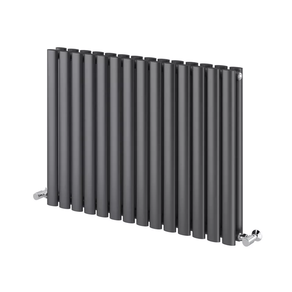 Calorifer din oțel, gri antracit, profil dublu, 83×60×8,5 cm ThermaLux SUN-R10A [3]
