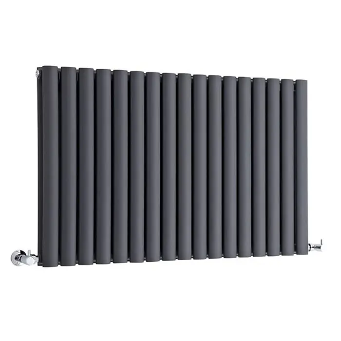 Calorifer din oțel, gri antracit, profil dublu, 83×60×8,5 cm ThermaLux SUN-R10A [6]