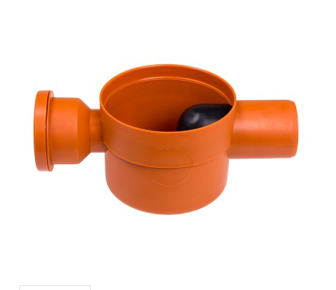 Sifon pardoseala cu o iesire Ø50 si o intrare laterala Ø50 H80 mm Styron STY-652 [1]