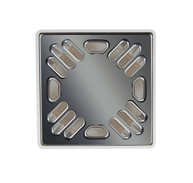 Sifon pentru pardoseala 96x96 mm ieșire verticală Ø32 Eurociere 1707V [1]