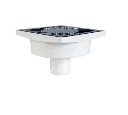Sifon pentru pardoseala 96x96 mm ieșire verticală Ø32 Eurociere 1707V [2]