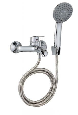 Baterii baie - Baterie cadă-duș monocomandă cu set de duș, finisaj cromat - Italomix 2552
