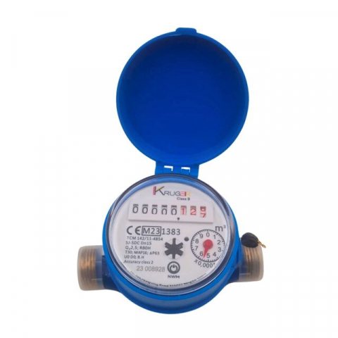 Elemente de masurare si siguranta - Apometru Single Jet apa rece clasa B 1/2" Kruger