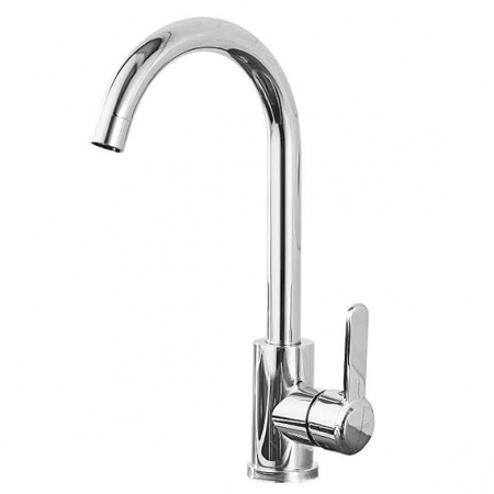 Baterii bucatarie - Baterie bucatarie, monocomanda, cartus ceramic, inox H2O Harmony32