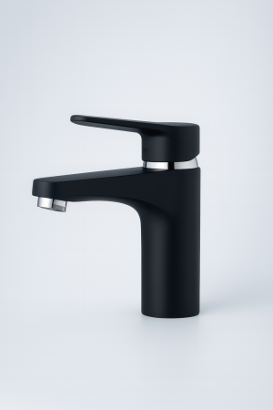 Baterie lavoar monocomandă finisaj negru mat - Italomix 2556 [1]