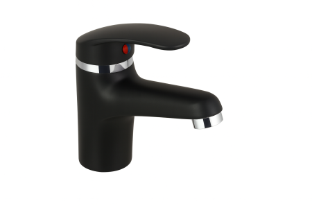 Baterie lavoar monocomandă, finisaj negru mat - Italomix 2558 [2]