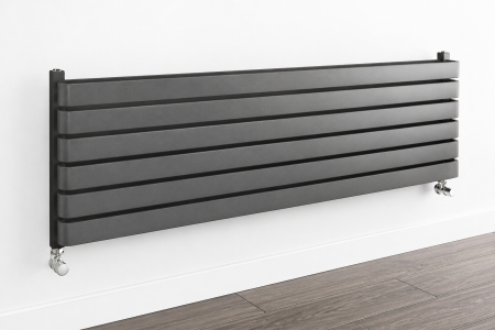 Calorifere - Calorifer din otel gri antracit montaj orizontal sau vertical cu profil dublu, 1600x392  RDR01