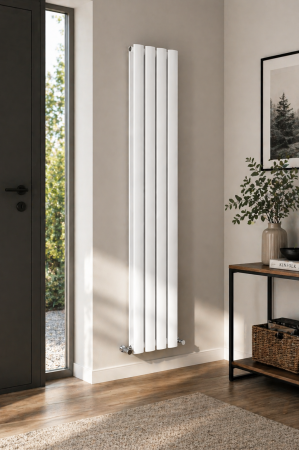 Calorifer din otel alb mat cu profil dublu 1800x300x83mm SUN-R25 [3]