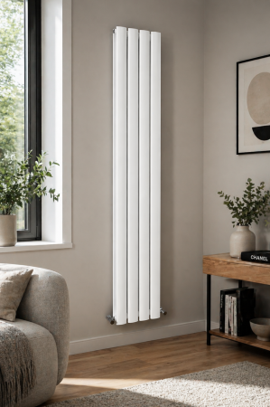 Calorifer din otel alb mat cu profil dublu 1800x300x83mm SUN-R25 [1]