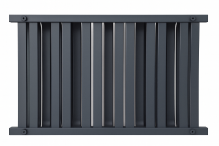 Calorifer din otel gri antracit 1068x600 ThermaLux RDR03 [2]