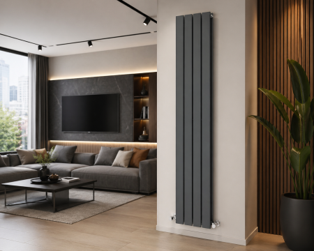 Calorifer otel gri antracit cu profil dublu 1800x300x83mm SUN-R25 [1]