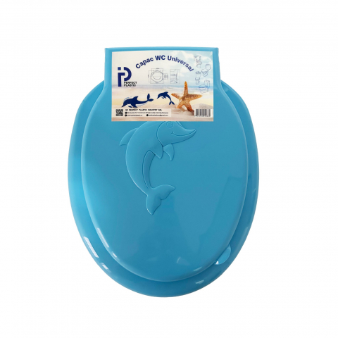Capac wc universal, plastic, model delfin [1]