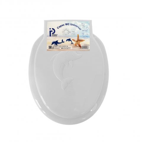 Capac wc universal, plastic, model delfin [1]
