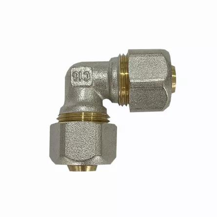 Fitinguri bronz - Cot conector nichel pentru teava pexal