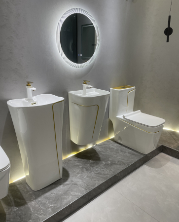 Lavoar ceramic de perete 41x 34x 62/P130WG [3]