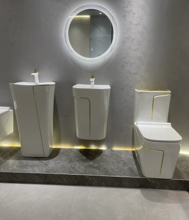 Lavoar ceramic de perete 41x 34x 62/P130WG [1]