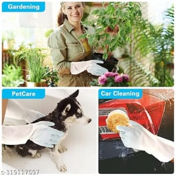 Mănuși de menaj reutilizabile pentru spălat vase, antiderapante [2]