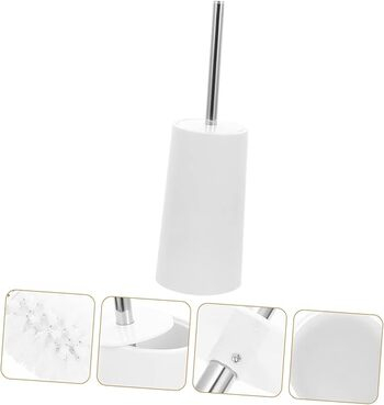 Rezervoare wc - Perie pentru toaleta, cu bol, din plastic, alb