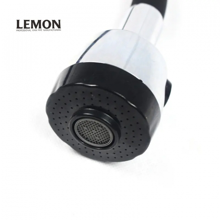 Pipa baterie lebada flexibila, perlator cu 2 functii, silicon, 49 cm [1]