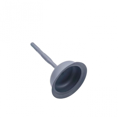Pompa de desfundat chiuveta, din plastic, gri, ventuza mare de 15 cm [1]