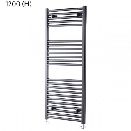 Calorifer baie portprosop din otel, 23 elementi, 50 x 120 cm, curbat, gri metal ThermaLux SUN-D13 [3]