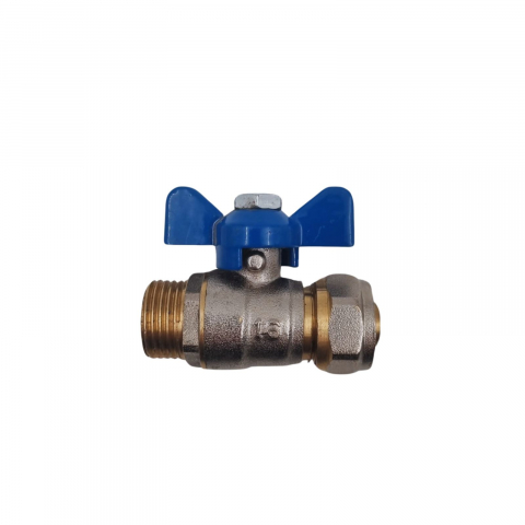 Fitinguri bronz - Robinet de trecere pentru teava pexal FE
