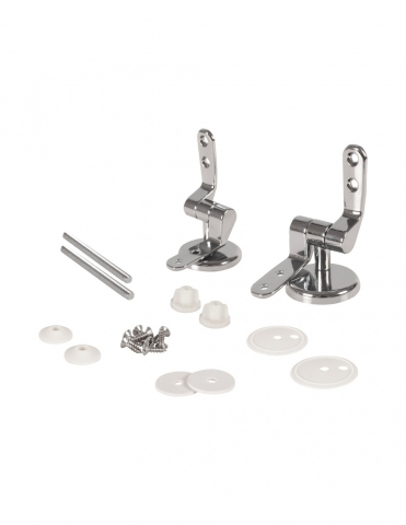 Capace wc - Set balamale cromate pentru capac wc din mdf Eurociere