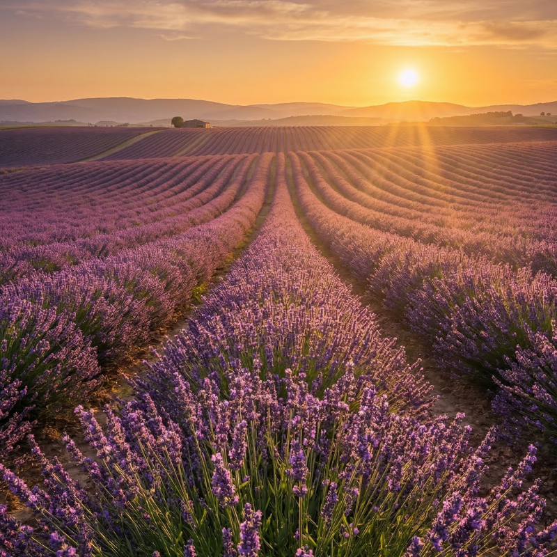 20 buc. Pachet Lavandă Mov Angustifolia - Butași 20-30 cm (Rădăcină Liberă) [6]